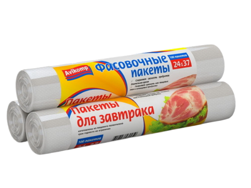 Пакеты фасовочные, для завтрака